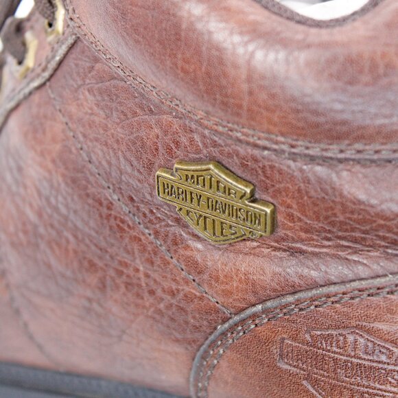 Harley-Davidson® Women's Tyler 4-Inch Lace Chukka Boots, Brown D84280 - Picture 9 of 9